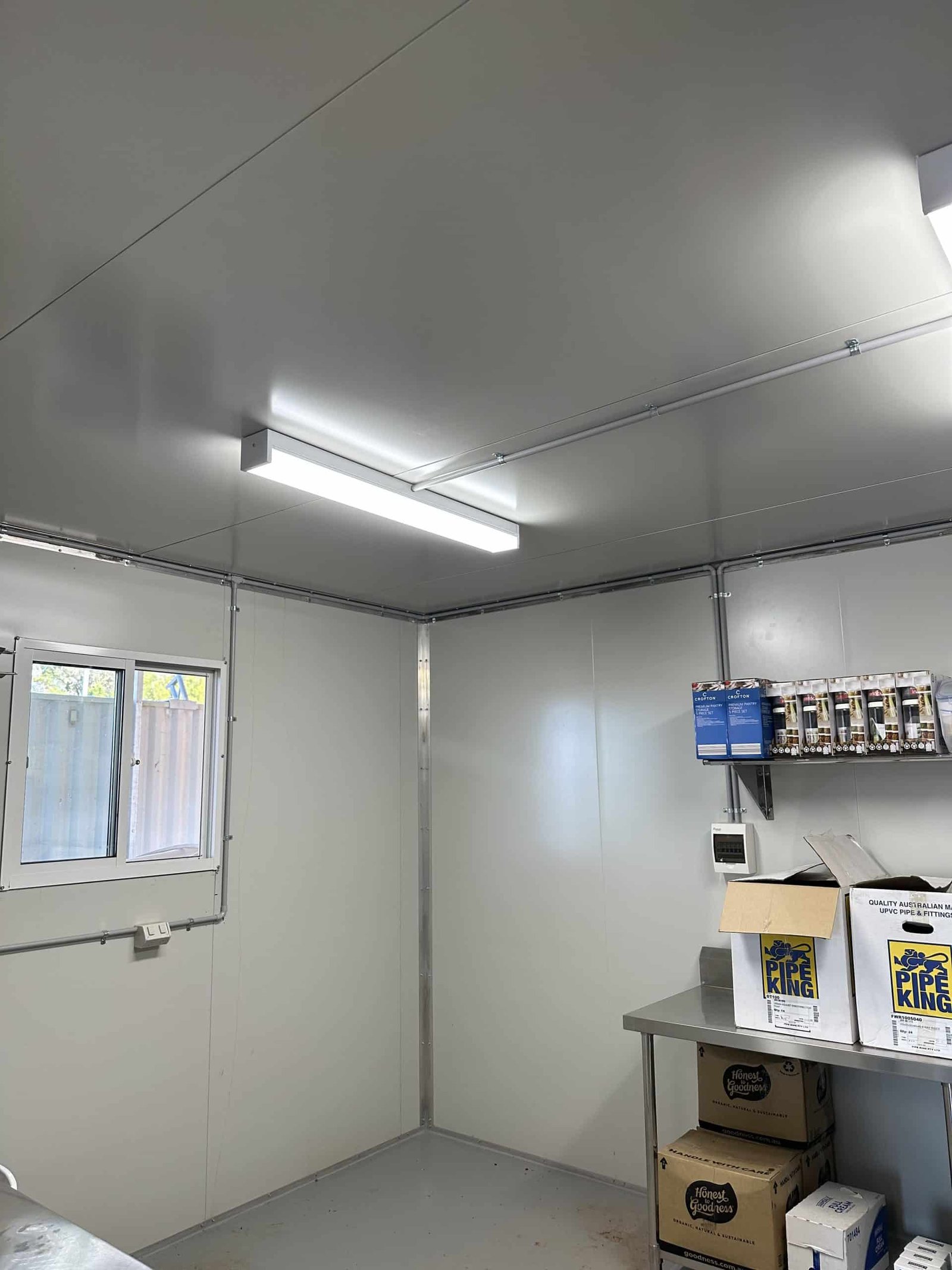 lighting installation kitchen job 2